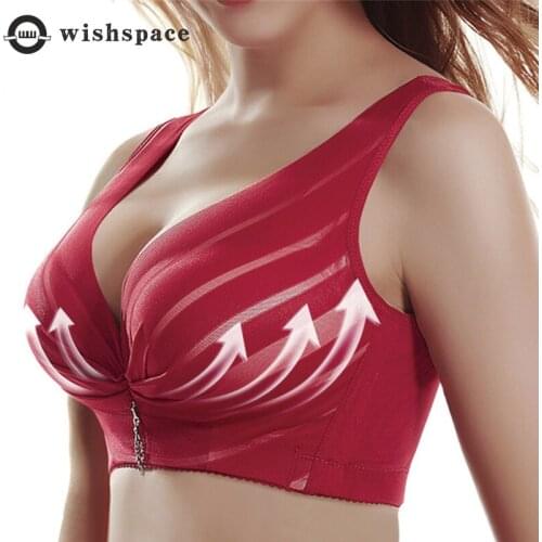 Spring, Summer, Autumn and Winter 2021 Thin Lace Bra Cover Sexy Comfortable Without Rims Stripes Large Chest Small Lingerie