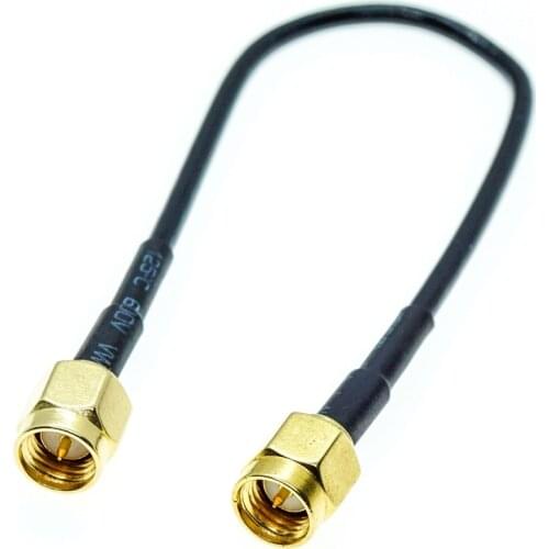SMA Male Plug to SMA Male Plug RF Jumper pigtail Cable RG174 Coax Connector