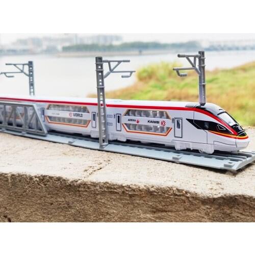 Fuxing and Harmony High-speed Railway Train Toy Alloy Car Model Simulation Sound Effect Voice Broadcast
