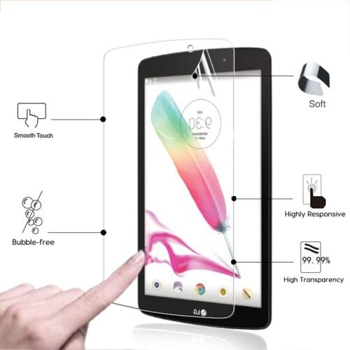 Premium HD Clear Glossy screen protector film For LG G Pad2 F 8.0 V495 V496 V498 8.0" tablet front screen protective HD lcd film