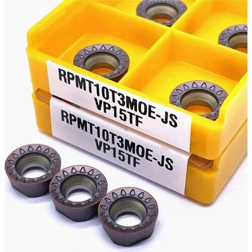10PCS RPMT10T3MO High Quality Round Carbide Mill Blade for Milling Holder Tool