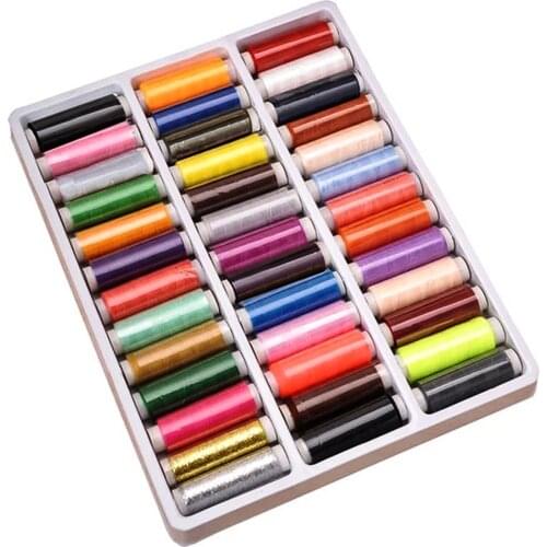 39 Assorted Color Sewing Thread Spool Set Hand Sewing Thread