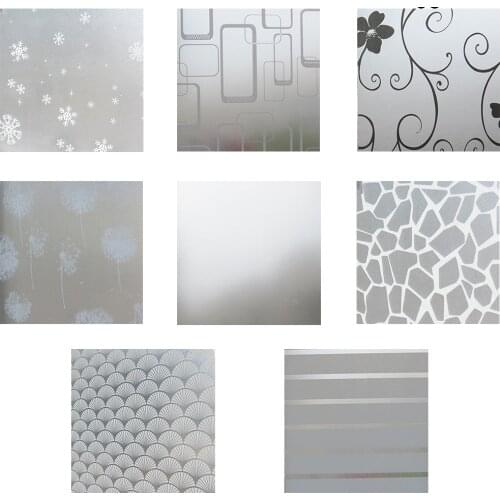 3D Window Privacy Film Static Window Clings Vinyl Window Decals Window Sticker for Glass Door Home Heat Control Anti UV