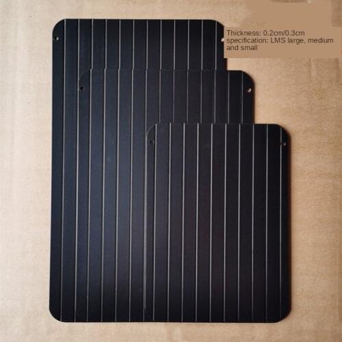 Defrosting Tray Food Grade Aluminum Alloy Plate Steak Frozen Food Meat Quick Thawing 2020 Serving Dehydrator Rectangle Gadget