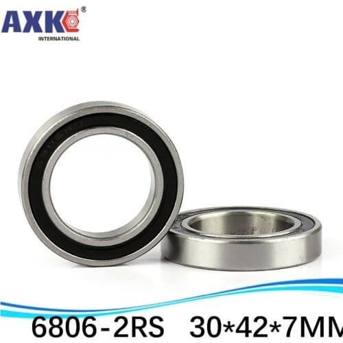 AXK sale price (1pcs) thin wall deep groove ball bearing 6806ZZ 6806-2RS S6806ZZ S6806-2RS 30*42*7 mm