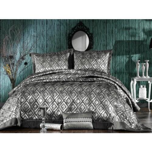 Siesta Double Bed Cover Set Gray