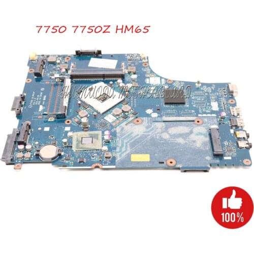 Laptop motherboard For Acer aspire 7750 7750Z HM65 DDR3 P7YE0 LA-6911P Intel HD Graphics Main board MBRN802001 MB.RN802.001 work