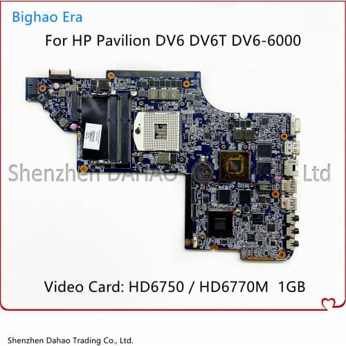 650854-001 665284-501 665281-601 For HP Pavilion DV6T DV6-6000 Laptop Motherboard DDR3 HD6750 1GB GPU 100% Fully Test