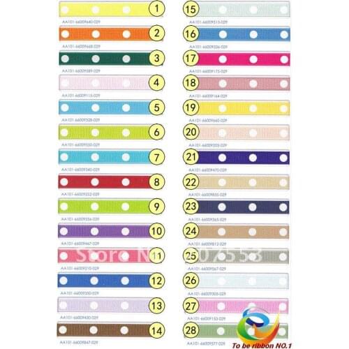 Wholesale 100yards 3/8" 10mm Polka Dots Grosgrain Ribbon 100% Polyester -Free Shipping