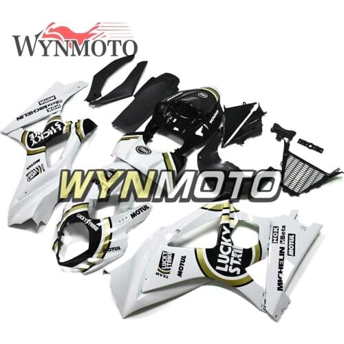 Full Injection Fairing Kit For Suzuki GSXR1000 K7 2007 2008 ABS Plastic Injection Covers Bodywork Lucky strike White Black Hulls