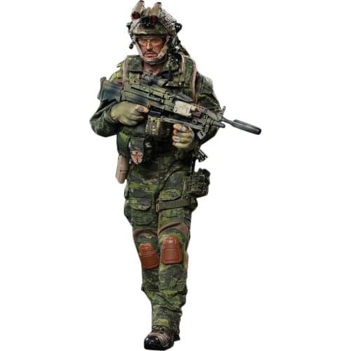 Surwish 1/6 30cm Soldier Model Realistic Headsculpt DIY Movable Devgru Jungle Decapitation Military Figure midel toy for adults