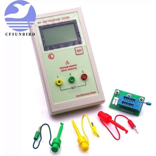 CFsunbird MK-328 Transistor Tester Capacitor ESR Inductance Resistor Meter LCR NPN PNP MOS