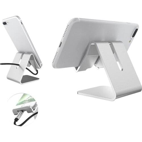 Universal Metal Desk Stand Charging Space Mobile Phone Holder Tablet Holder For IPad For IPhone Huawei Xiaomi Phone Accessories