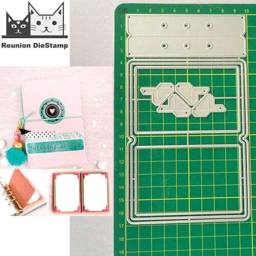 Reunion Book Expand Page Metal Cutting Dies Mould Blade Stencil Scrapbooking Photo Album Card Paper Embossing Craft DIY