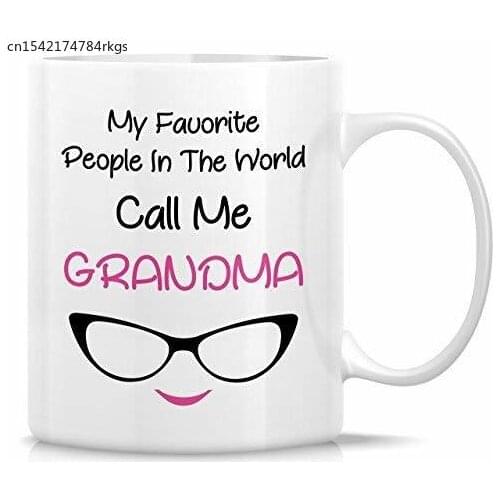 Funny Mug My Favorite People Call Me Grandma 11 Oz Ceramic Coffee Mug