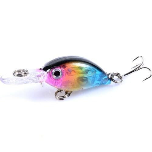 1pcs Floating Crankbait Fishing Lure Wobblers 5.2cm 3.8g 3D Eyes Jerkbait Artificial Hard Bait Bass Pesca carp fishing