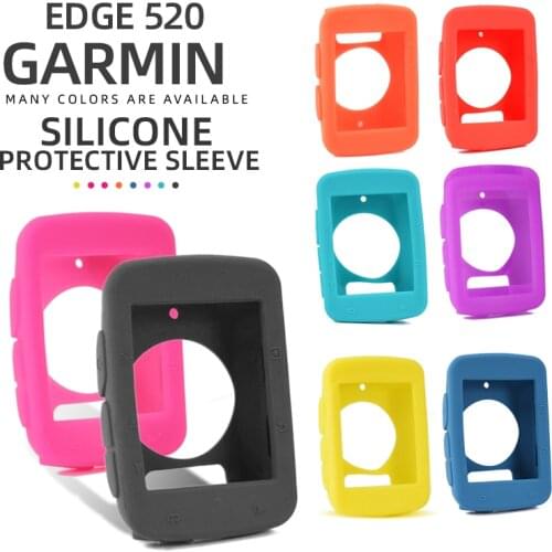 1pc Bicycle Soft Silicone Rubber Protective Cover Bicycle Computer GPS Tracker Protection Silicone Shell for Garmin Edge 520