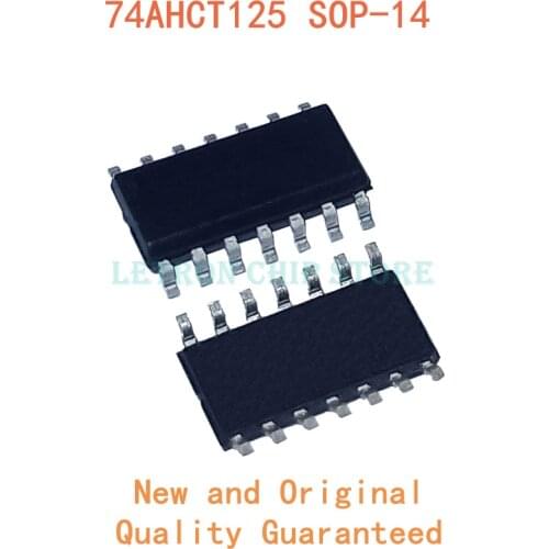 10PCS 74AHCT125 SOP14 74AHCT125D SOP-14 SN74AHCT125DR SOP AHCT125 SOIC14 74AHCT125DR SOIC-14 SMD new and original IC Chipset