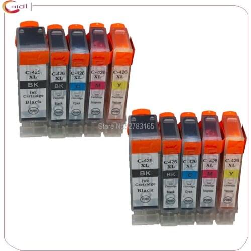 10 PCS Compatible For Canon PGI-425 CLI-426 ink cartridges pixma ip4840 ix6540 mg5140 mg5240 mg6140 mg8140 mx884 printer ink