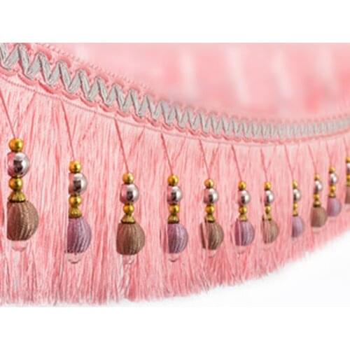 3 Meters Lace Trim Sewing Ribbon Tassel Fringe Cotton Ethnic Latin Dress Stage Garment Curtain Decorative DIY Craft Accessories
