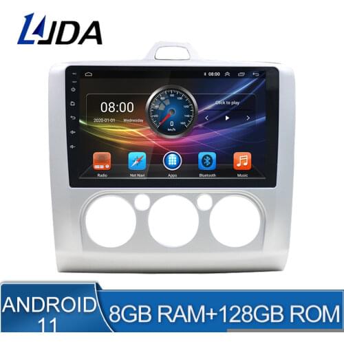 4G+64G DSP Android 10 Car Multimedia Player For ford focus 2 Mk2 2004-2011 2 Din Car Radio GPS Navigation Stereo WiFi Autoaudio