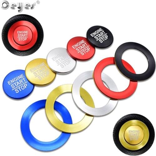 Ceyes Car Engine Start Ignition Stop Cover Interior Accessories Styling Fit For Jeep Renegade Compass Wrangler 2018 Auto Sticker