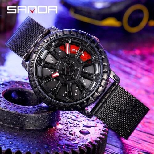 Relogio Masculino Luxury Fashion Watch for Men Waterproof Clock Wheel Dial Sport Watches Mens Quartz Wristwatch reloj hombre