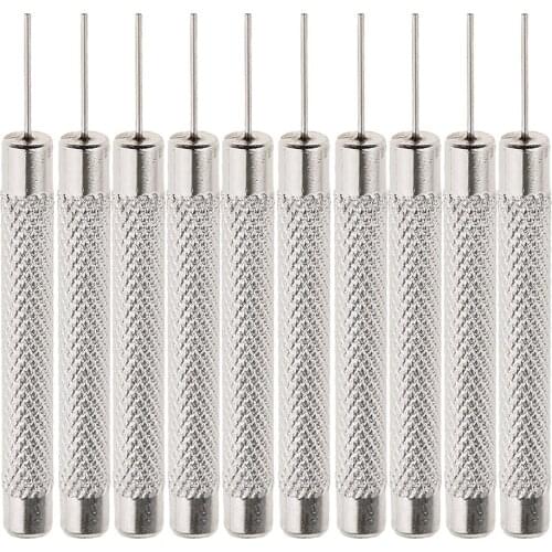 10 Pcs 0.7mm Watch Link Pin Remover Pusher Punch Band Bracelet Repair Tool
