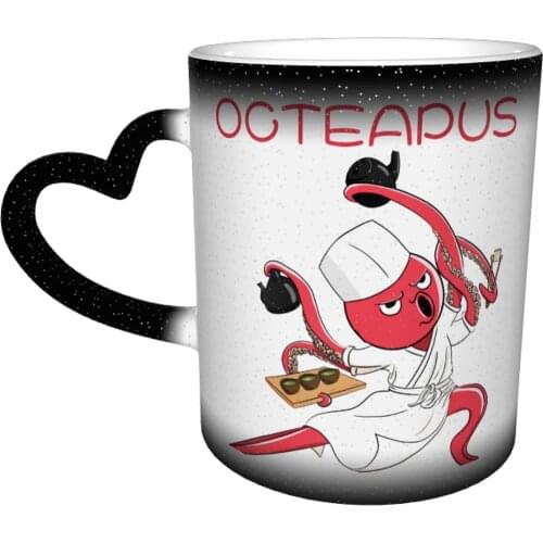 Octopus Mug Pottery Gift Mug That Changes Color Creative Classic Cups