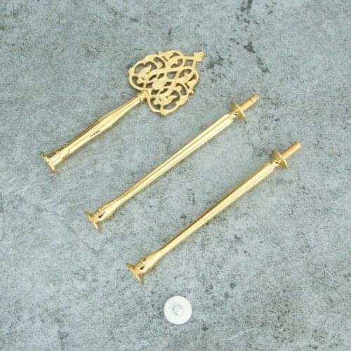 Hot 2021 Cake Stand Candy Fruit Display Rack Handle Fitting Hardware Rod Plate Stand 10 pcs 2tier /3tier