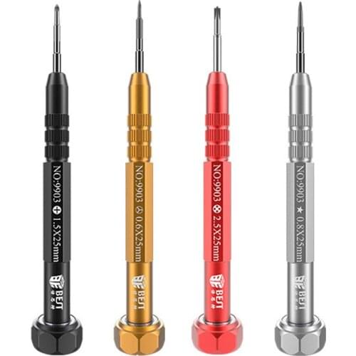 BST-9903 New Precision Screwdriver Aluminum Alloy Multifunctional Phone Opening Repair Tools For Iphone X/8/7