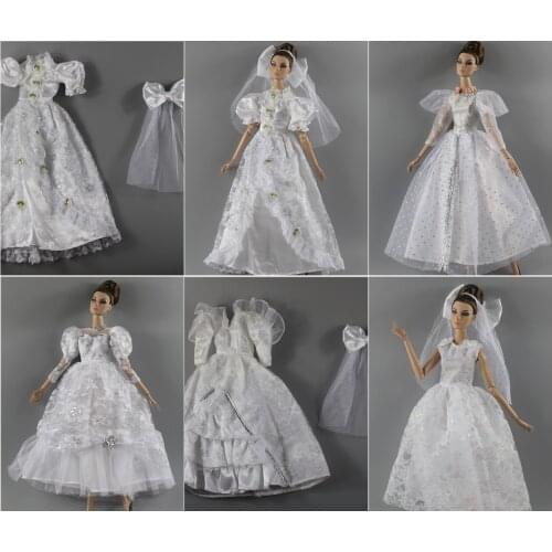 1 Set Doll Clothes 1:6 Scale Dress Outfit for 11.5 inch 30cm Doll Many Style for Choice Gifts for girls doll accessories #8