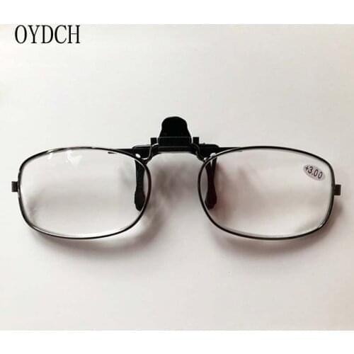 Portable clip reading glasses for men and women general leisure sports clip reading glasses