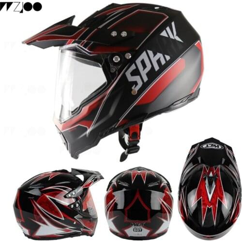 Hot Professional Racing Motocross Off-Road Helmet Casque Moto Capacete Moto Casco Off-road Cartoon Children Motorcycle Helmet