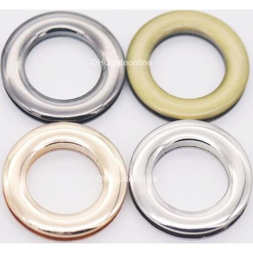 2 5 10 25 PCS 26mm 1" Round Alloy Grommet Eyelets with Screw For Canvas Bag Backing Handbag Buckle LeatherCraft