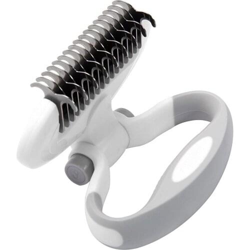 DELE Pet Brushes Rakes Combs, Foldable Brushes for Dogs and Cats. Comb Hair, Massage Skin, Easy to Clean