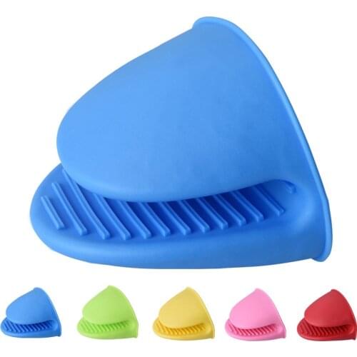 Silicone anti-scalding Oven Gloves Mitts Potholder Kitchen BBQ Gloves Tray Pot Dish Bowl Holder Oven Hand Clip