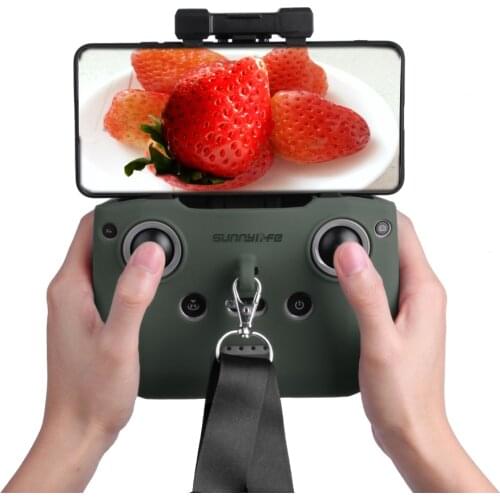 Mavic Mini 2 Drone Remote Control Silicone Cover Protective Sleeve with NeckStrap for DJI Mavic Air 2/Mini 2 Accessories