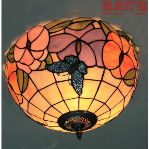 Modern Led Ceiling Lights For Living Room Lustres De Sala Abajur Fashion Style Console Balcony Butterfly Rustic Ceiling Light