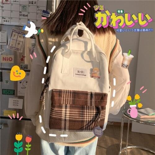 Large capacity double backpack fashion female 2021 new ins wind han edition bag, bag backpack outdoor travel bag