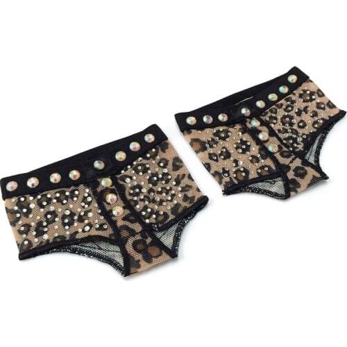 Leopard Sequins Heel Protector Professional Ballet Dance Socks 1 Pair Belly Dancing Foot thong Toe Pad Belly Dance Accessories