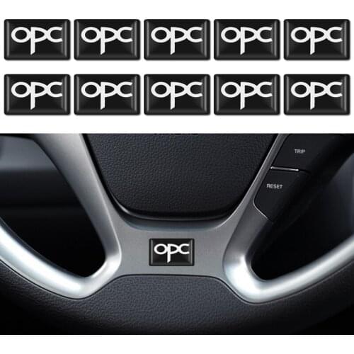 Car Styling 3D Decorative OPC Stickers Emblem Decal for OPEL Zafira b Corsa d Insignia Mokka Regal Astra g h Vectra c accessorie