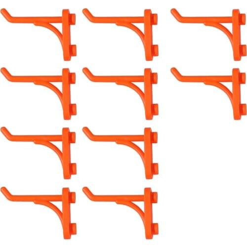 10 Pieces / Set of Wall-Mounted Hardware Tools Hanging Plate Hole Plate Hook Parts Storage Box Garage Unit Shelf Tool Finishing