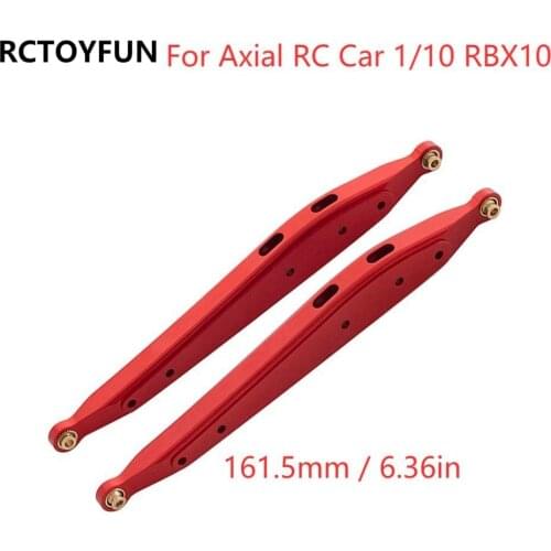 2PCS For Axial RC Car 1/10 RBX10 Ryft Dhawk Racing CNC Aluminum Rear Trailing Arm Remote Control Car Modification Upgrade Parts