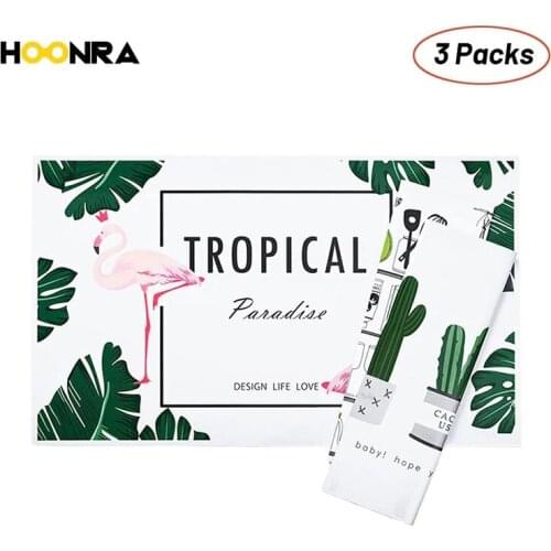 HOONRA 3Pcs Oil-proof Sticker Waterproof Stickers Self-adhesive Heat Resistant Backsplash Tile Sticker DIY Art Decor Wallpaper
