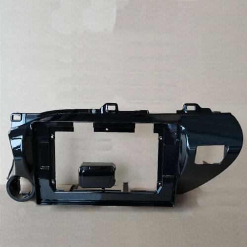 Car Fascia Navigation Frame Dash Kit For 10" ~ 10.2" Android Multimedia Player For Hilux 2017 2018 2019 Right Hand Drive