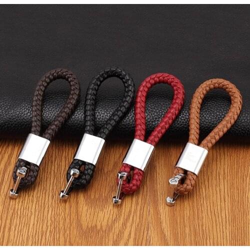 Car Keychain Keyring Braided Rope Key Chain Pendant For volvo XC90 XC70 XC60 V40 V50 V60 V70 V90 S50 S60 S70 S90 Accessories