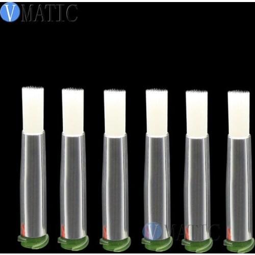 Free Shipping 10Pcs 14G Round Brush Tip Dia 5mm Liquid Glue Dispensing Syringes Brush Needle