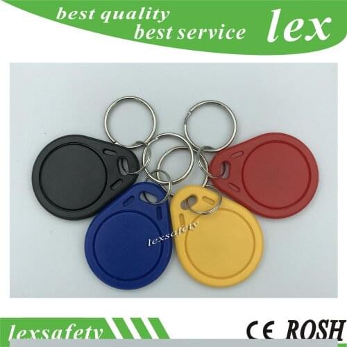 Free Shipping 100pcs/bag Original S70 RFID 13.56 Mhz IC Tag Token Key Ring IC cards Blue S70 chip rfid proximity keyfobs