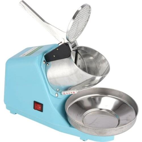 Household Small Snowflake Ice Planer Electric Ice Crusher 65KG/H Ice Block Breaker machine